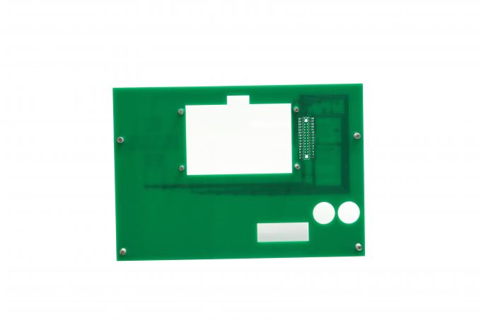 FR4 Double Sided PCB Board , Membrane Keyboard PCB With Connector Mounted And Studs 1