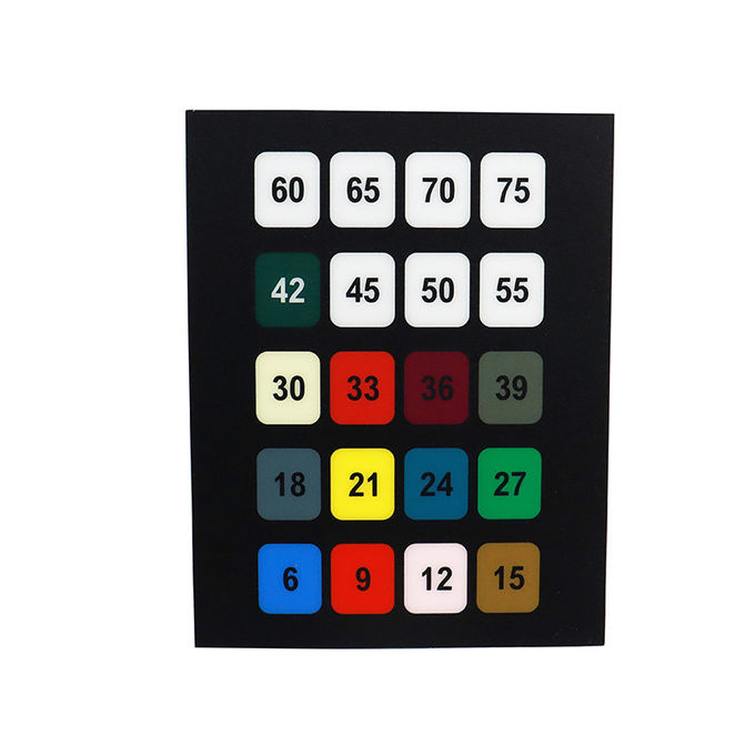 Pillow Embossed Button PCB Membrane Keypad With Dielectric UV On Tail 0