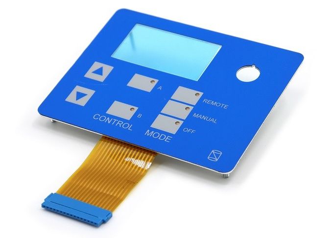 LGF Backlighting Capacitive Membrane Switches IP67 Waterproof With AL Backer 0