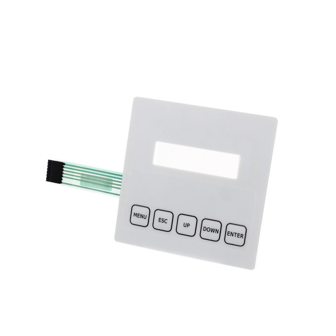 Industrial Waterproof Membrane Switches With Inlay Circuit ESD Shielding 0