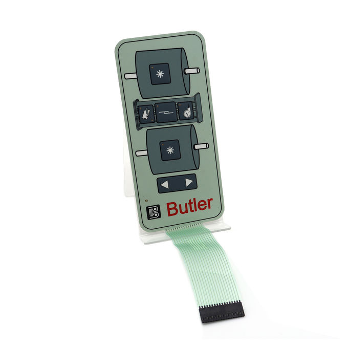 Medical Custom Keypad Membrane Switch With 1mm Pitch ZIF Connector 0