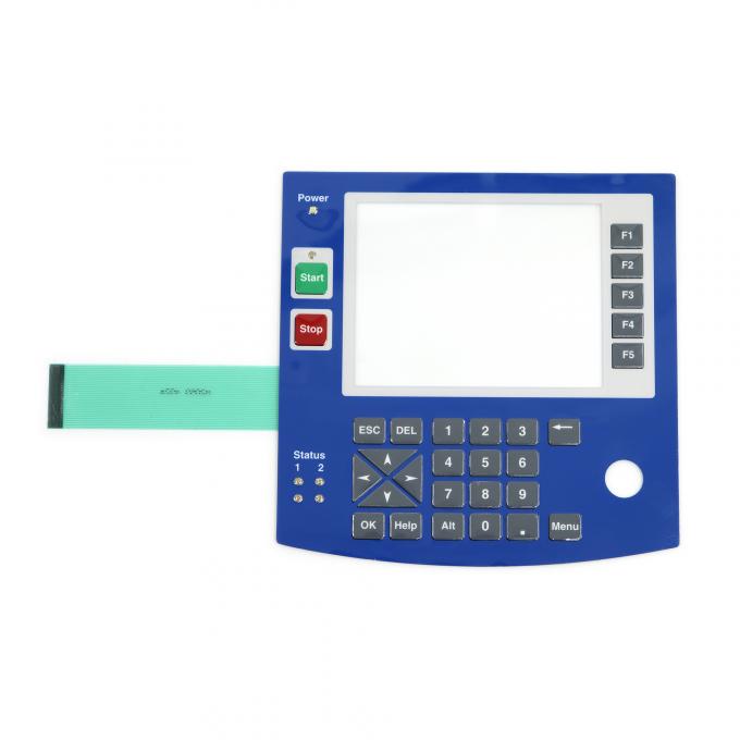 Medical Silicone Rubber Membrane Switch With PET Printed Circuit 0