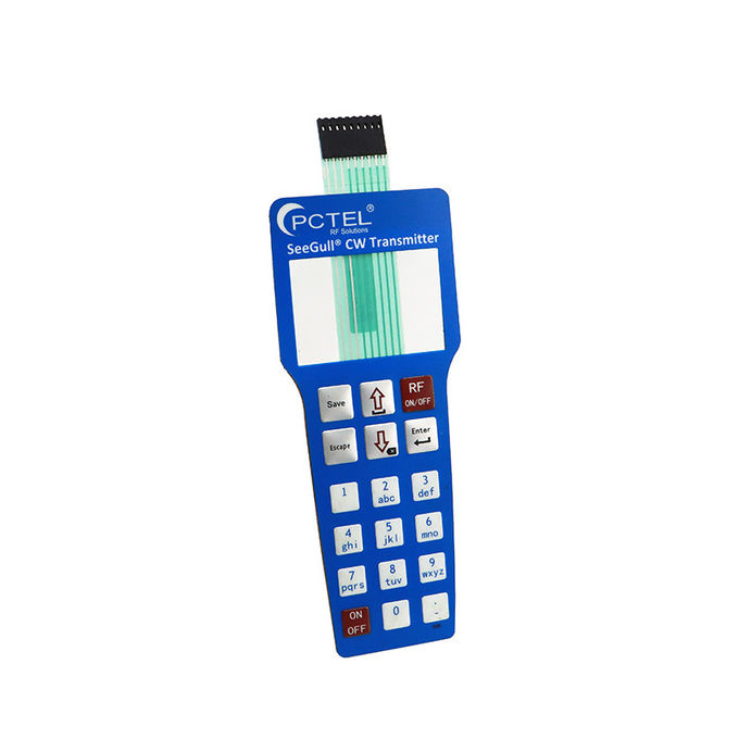 ISO Flexible Membrane Keypad , 3M Adhesive Custom Membrane Switch 0