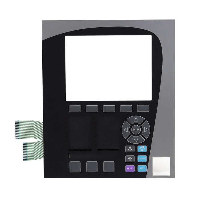 Industrial Tactile Membrane Switches With LED And Buttons 2 Circuit Layers 0