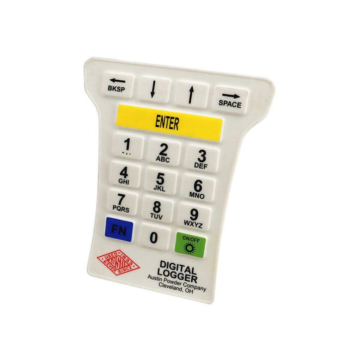 Shore 60A Silicone Rubber Membrane Switch With Laser Etching Windows 0