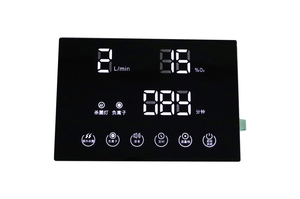 OCA Lamination LCD Display Membrane Switch With 3M Adhesive Screen Printing