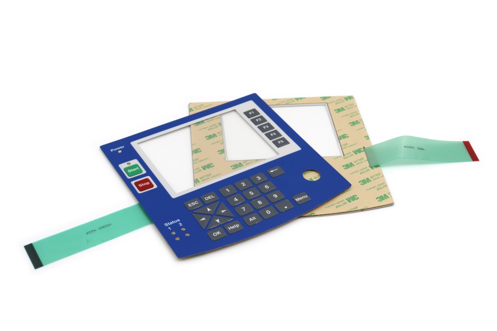 Medical Silicone Rubber Membrane Switch With PET Printed Circuit