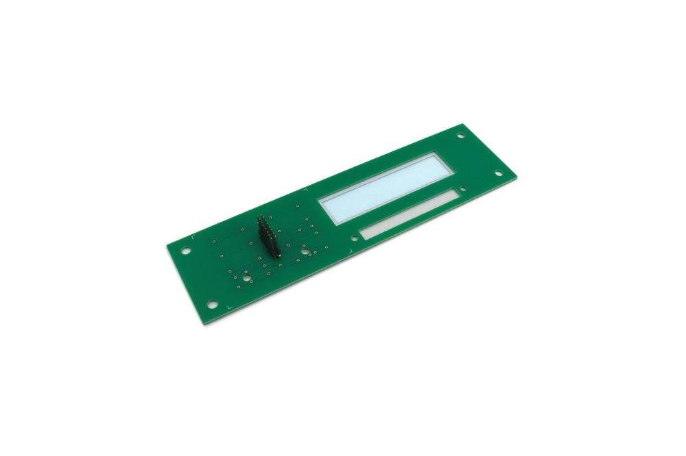 Pillow Embossed Button PCB Membrane Keypad With Dielectric UV On Tail