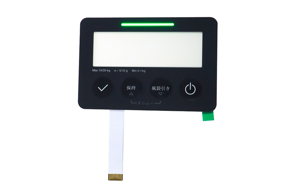 GF Backlight Technology Membrane Switches PCB Assembly 3-5V 2.0mm PMMA