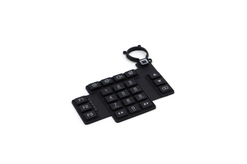 Elastomeric Silicone Rubber Keypad Overlay Shore 60A / 70A / 80A