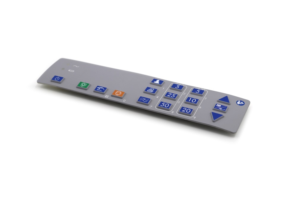 Custom Silicone Rubber Keypads With Laser Etching Transparent LED Windows